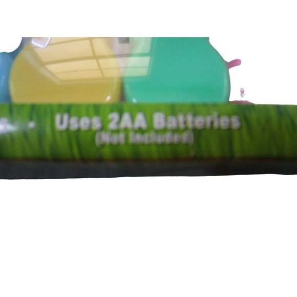 Peeps Bunny String 10 Light Batteries Not Included New Easter Bonnets or Baskets - Picture 8 of 15